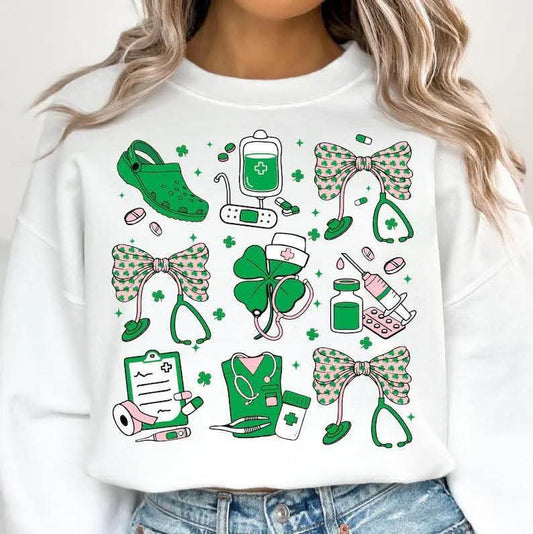 Nurse st pattys top