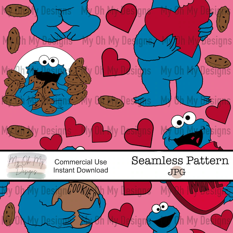 Cookie monster tee