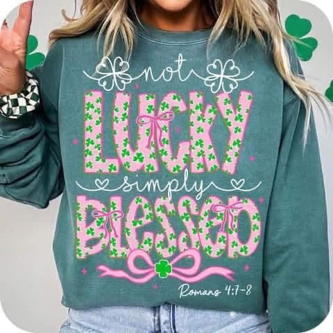 Not lucky simply blessed tee