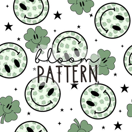 St pattys smiley tee custom